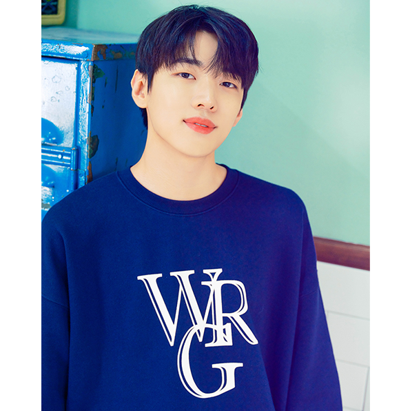 (DKZ Jae Chan Random 1set of 2 Photocard Sets) WRG Biglogo Sweatshirt [3colors]