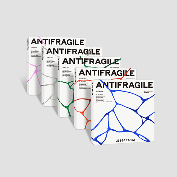 [全款 裸专] [Ktown4u Special Gift] LE SSERAFIM - 迷你2辑 [ANTIFRAGILE] (Compact Ver.) (Random Ver.)_洪恩採_Rainbowland