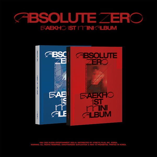 [@NUESTUSA] [Ktown4u Special Gift] BAEKHO - 1st Mini Album [Absolute Zero] (Random Ver.)