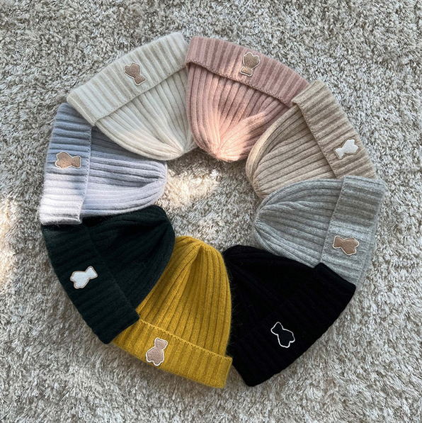 AQO Bear Angora Beanie [8colors]