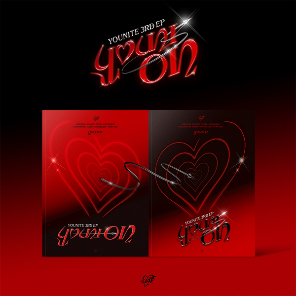 [FC ALBUM] [2CD SET] YOUNITE - 3RD EP [YOUNI-ON] (PHOTO BOOK) (RED ON VER. + BLACK ON VER.)