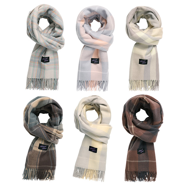 Blush Check Muffler [9colors]