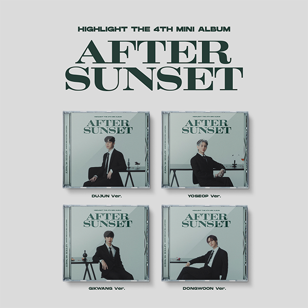 [全款 裸专 第二批 (截止至11.13早7点)] Highlight - 迷你4辑 [AFTER SUNSET] (JEWEL Ver.) (随机版本)_Woonduful丨尹斗俊孙东云