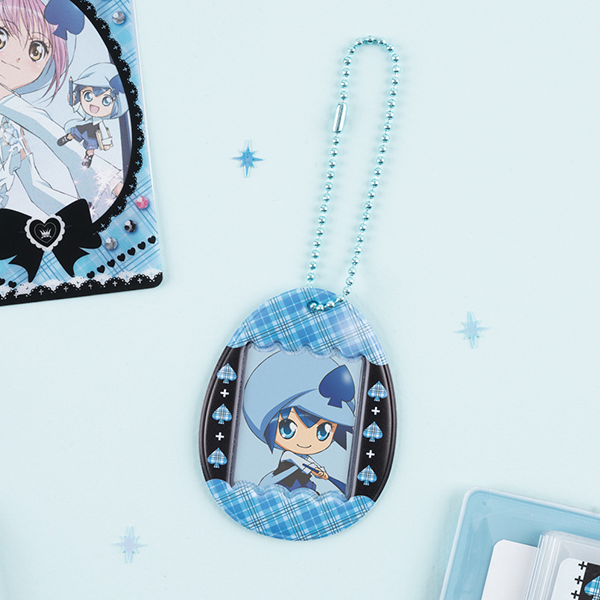 Charac Charac Change Amulet Spade ID Photo Keyring