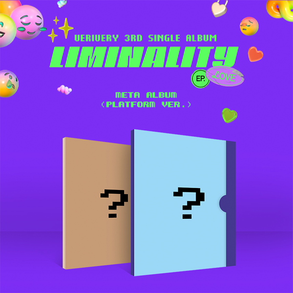 [全款 裸专] [2CD 套装] VERIVERY - 单曲3辑 [Liminality - EP.LOVE] (PLATFORM VER.) (OVER ver. + SHY ver.)_verivery乐园