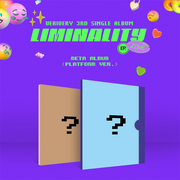 [@VRVR_VERIVERY] [2CD SET] VERIVERY - 3RD SINGLE ALBUM [Liminality - EP.LOVE] (PLATFORM VER.) (OVER ver. + SHY ver.)