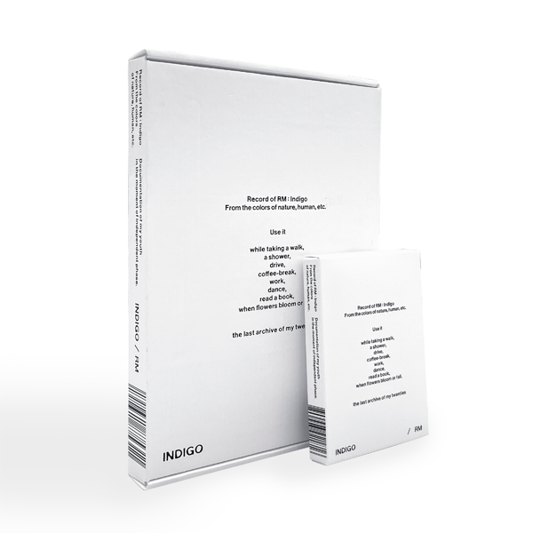 [全款] [2CD 套装] RM (BTS) - ['Indigo' Book Edition] + 'Indigo' Postcard Edition]_ 金南俊吧
