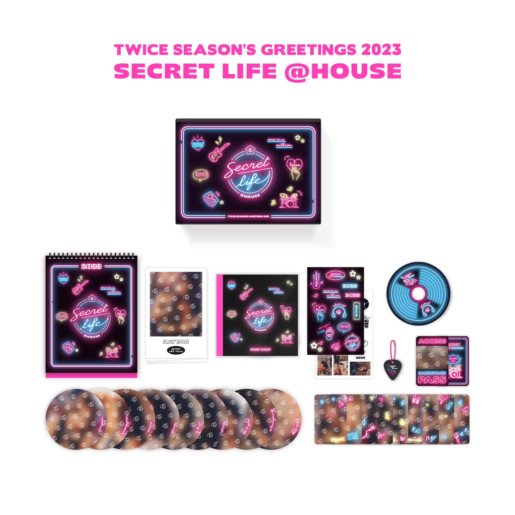 [全款] TWICE - 2023 SEASON’S GREETINGS SECRET LIFE @HOUSE _BaiDu孙彩瑛吧