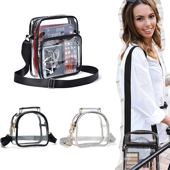 (for Concert) PVC Clear Crossbody Bag [3styles]