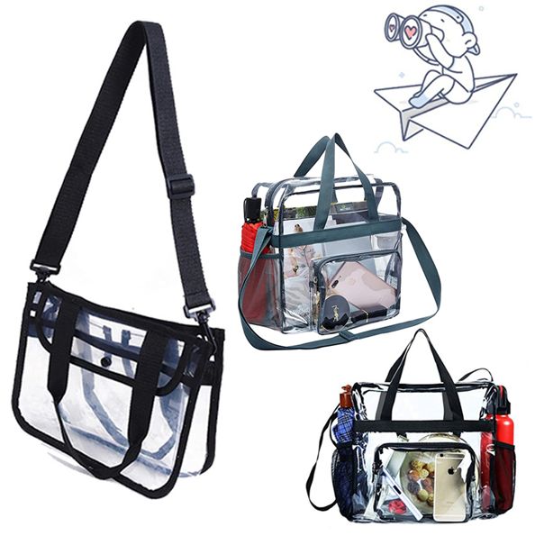 (for Concert) PVC Clear Tote Crossbody Bag [2styles]