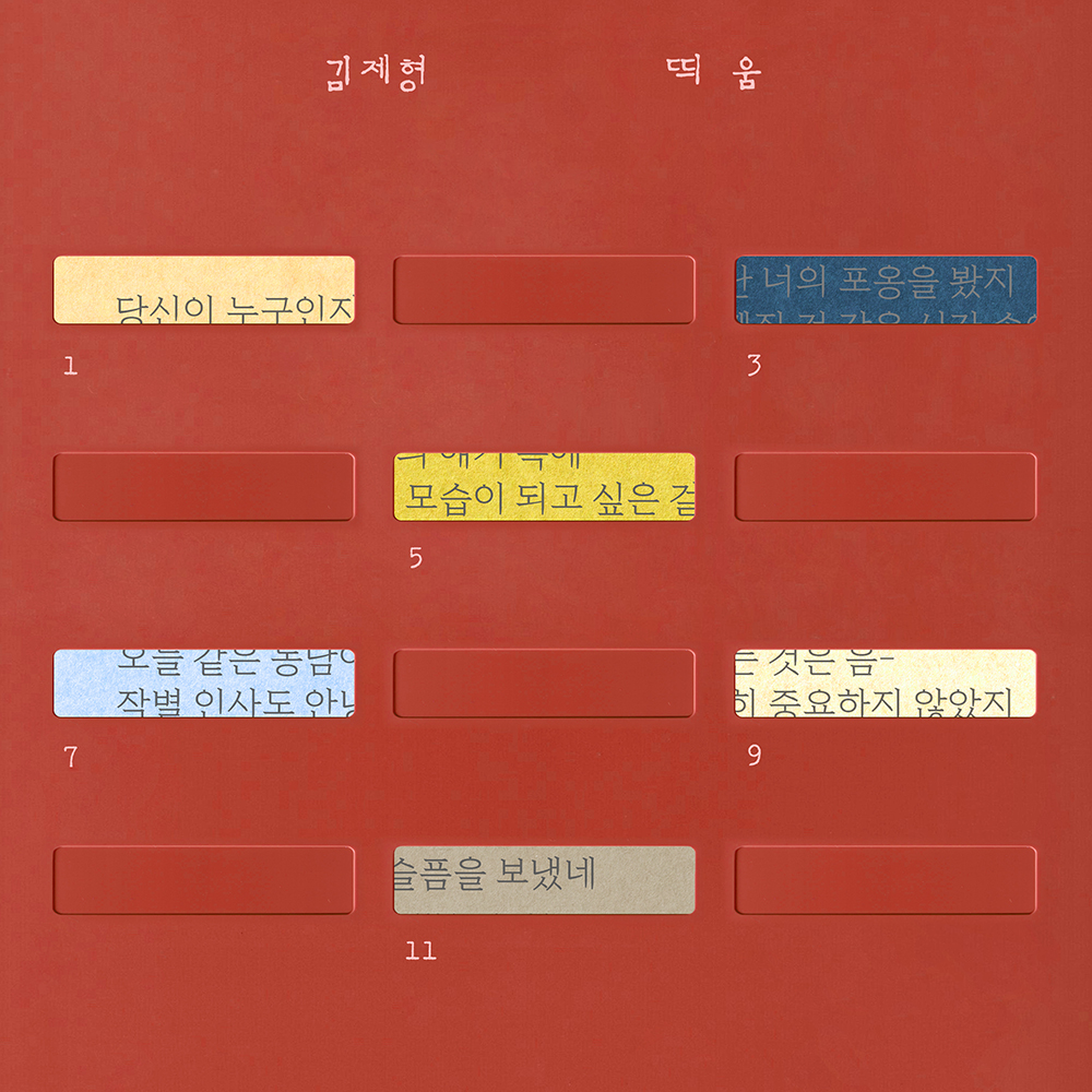 [全款 裸专] KIM JAE HYUNG - 专辑 [띄 움] _黑裙子中国散粉