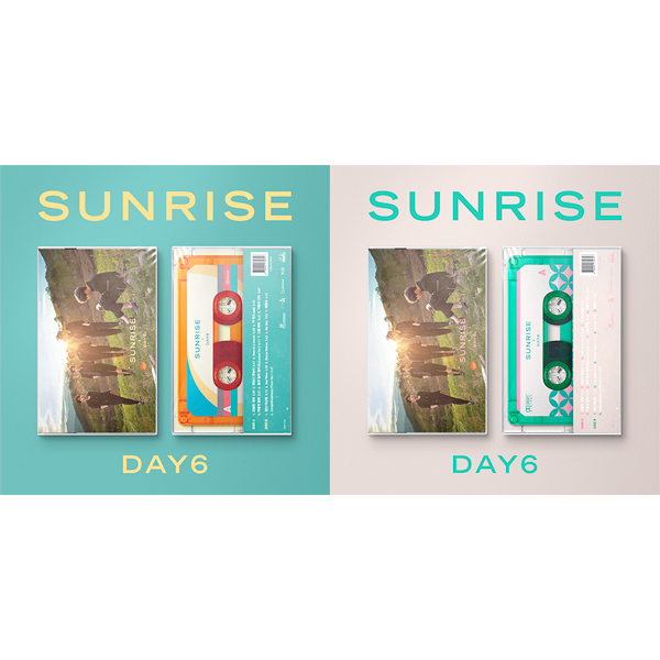 [全款 裸专] DAY6 - 正规2辑 [SUNRISE] (Cassette Tape) (随机版本)_YoungK_Burger姜永晛家汉堡店