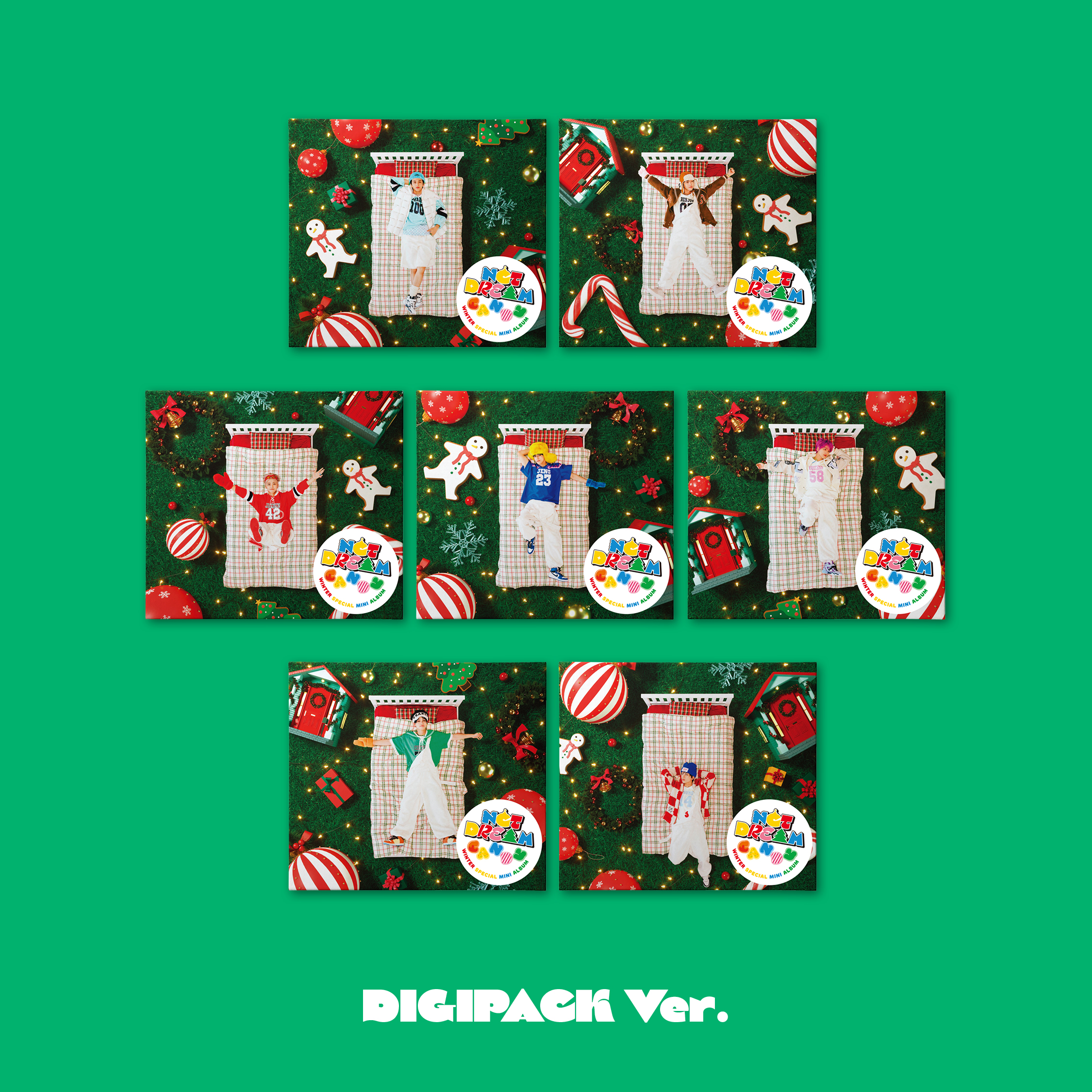 [全款 裸专 第二批 (截止至12.25早7点)] NCT DREAM - Winter Special Mini Album [Candy] (Digipack Ver.) (Random Ver.)_划人赞助商
