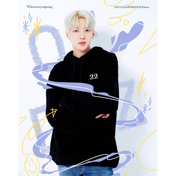 [全款] [WRG] (DKZ Jae Chan Photocards Gift Set) Where Are You Going? Hoodie [Black]_朴宰灿途途初心站