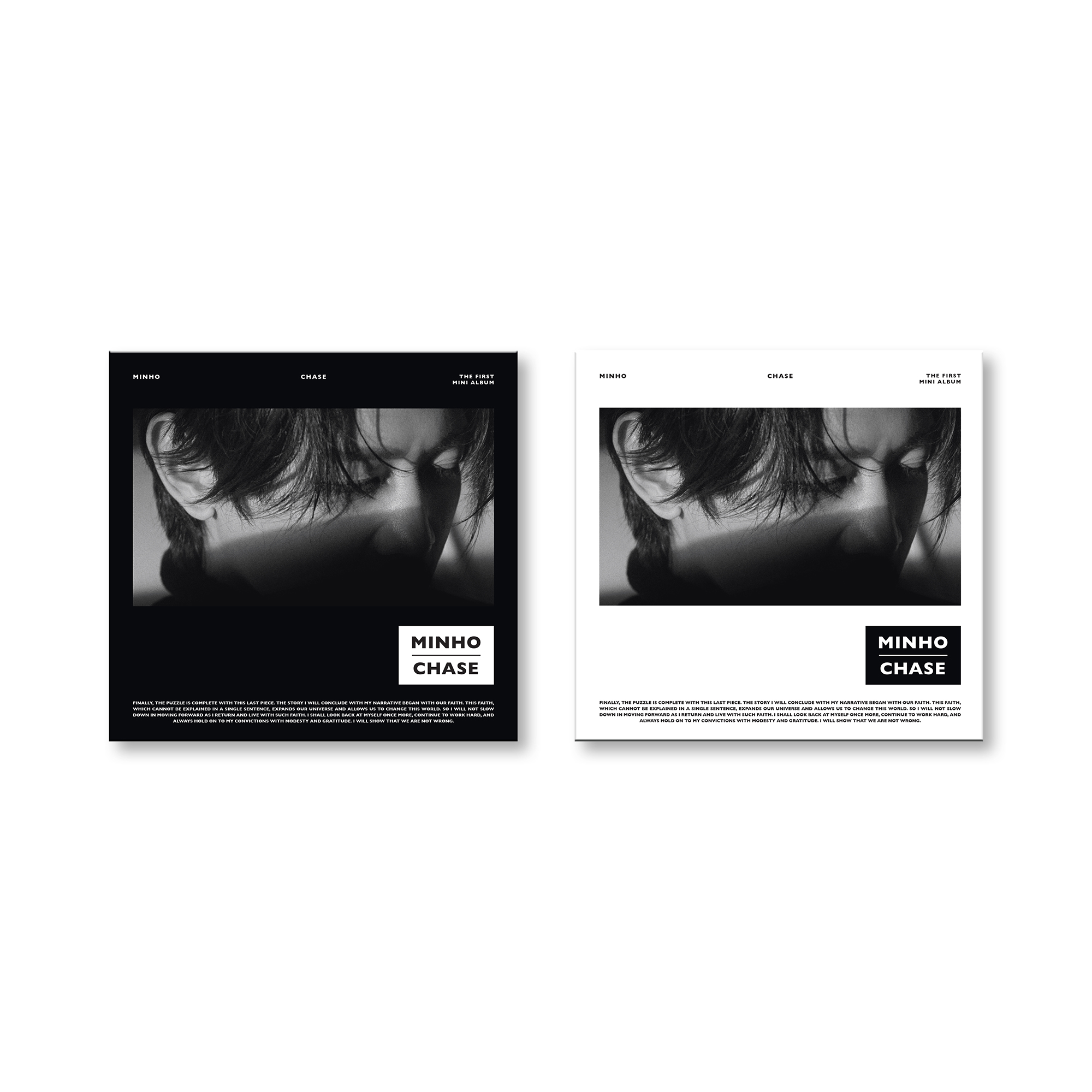 [@shineecharts] MINHO - The 1st Mini Album [CHASE] (Random Ver.)