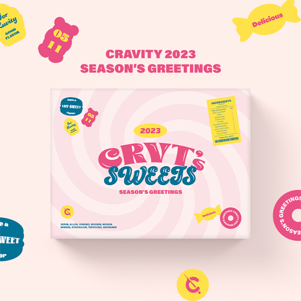 [全款 随机特典][Ktown4u Special Gift] CRAVITY - 2023 SEASON'S GREETINGS [CRVT's SWEETS]_安成民中文首站 