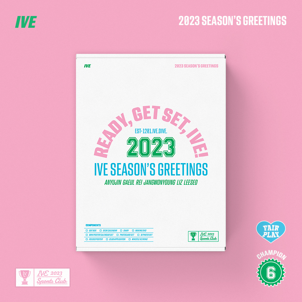 [全款] [Ktown4u Special Gift] IVE - 2023 SEASON'S GREETINGS [READY, GET SET, IVE!]_安宥真吧