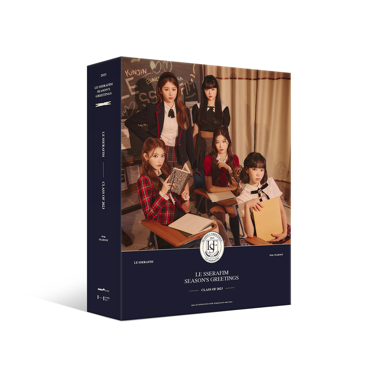 [全款][Ktown4u Special Gift] LE SSERAFIM - 2023 SEASON’S GREETINGS_洪恩採_Rainbowland