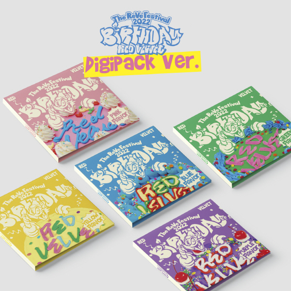 [全款 裸专] Red Velvet - 迷你专辑 [The ReVe Festival 2022 - Birthday] (Digipack Ver.) (随机版本)_RV粉丝联合吧