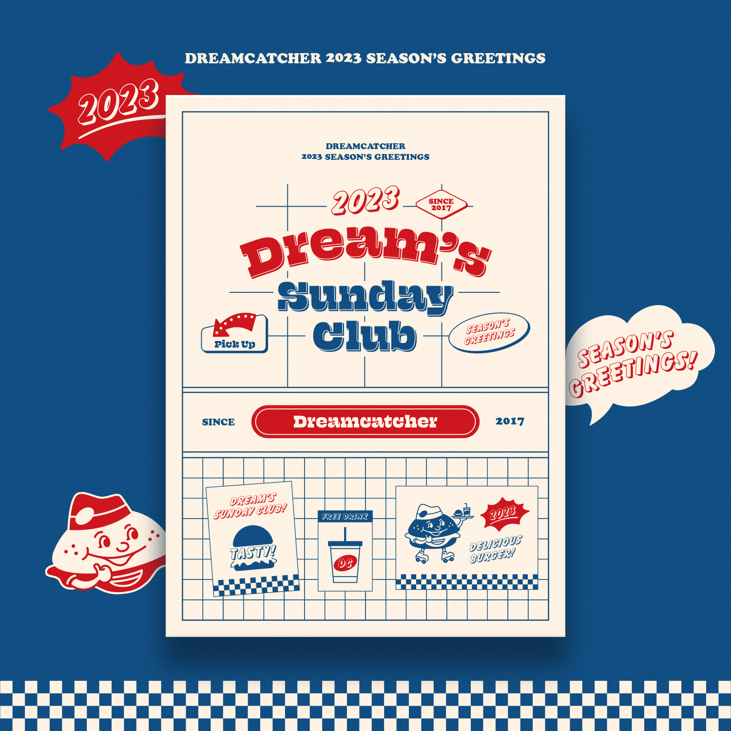 [全款] [线下签售活动] DREAMCATCHER - 2023 SEASON’S GREETINGS [DREAM’S SUNDAY CLUB ver.]_金裕贤_SweetPuppy