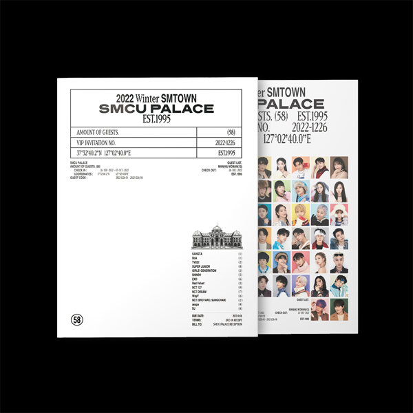 [全款 第二批（截止到1/1日早7点）裸专] SMTOWN - 2022 Winter SMTOWN : SMCU PALACE (Portrait Book Ver.)_少女时代中文首站