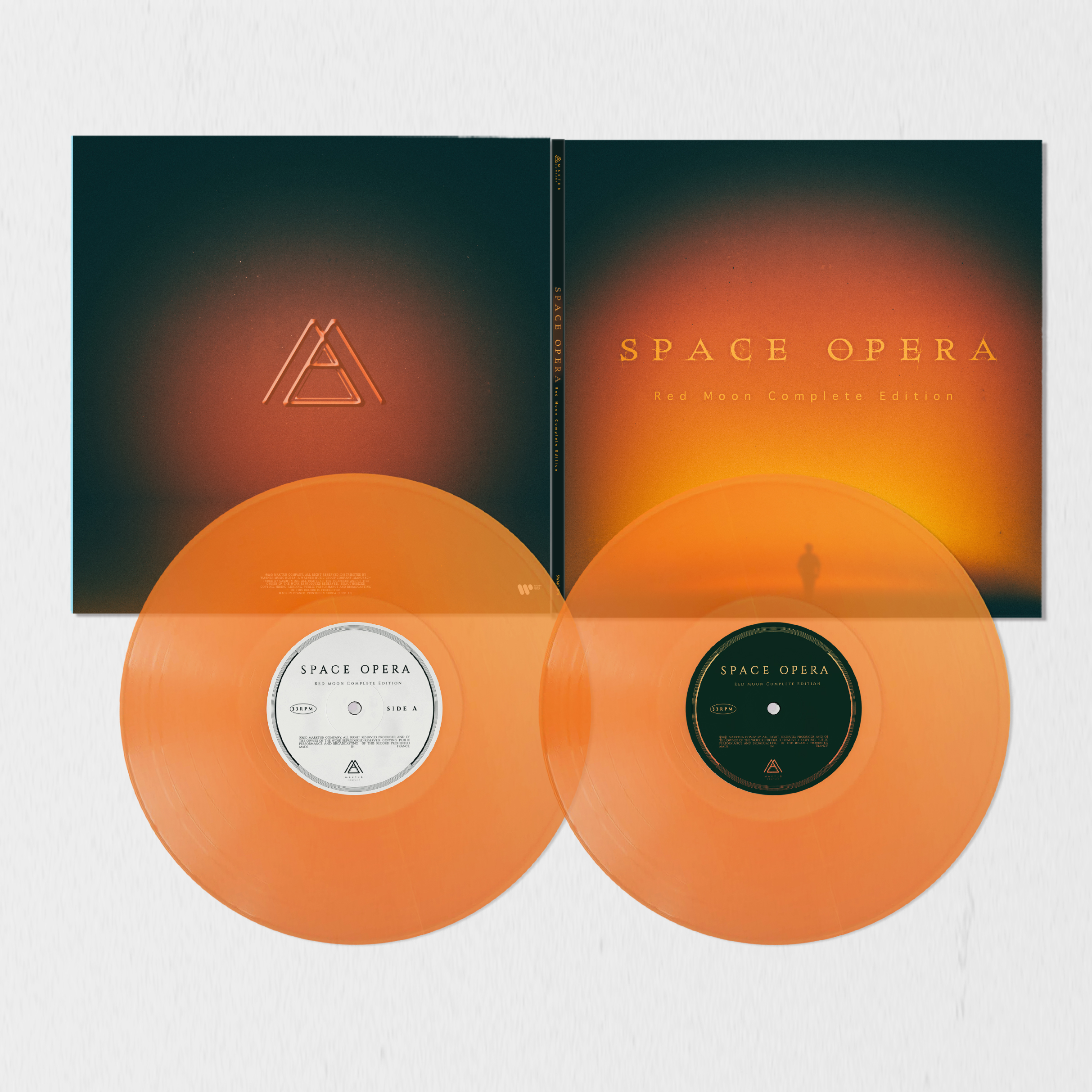 [全款] MAKTUB - SPACE OPERA (Red Moon Complete Edition) (2LP 限量版) [Orange color LP] _黑裙子中国散粉