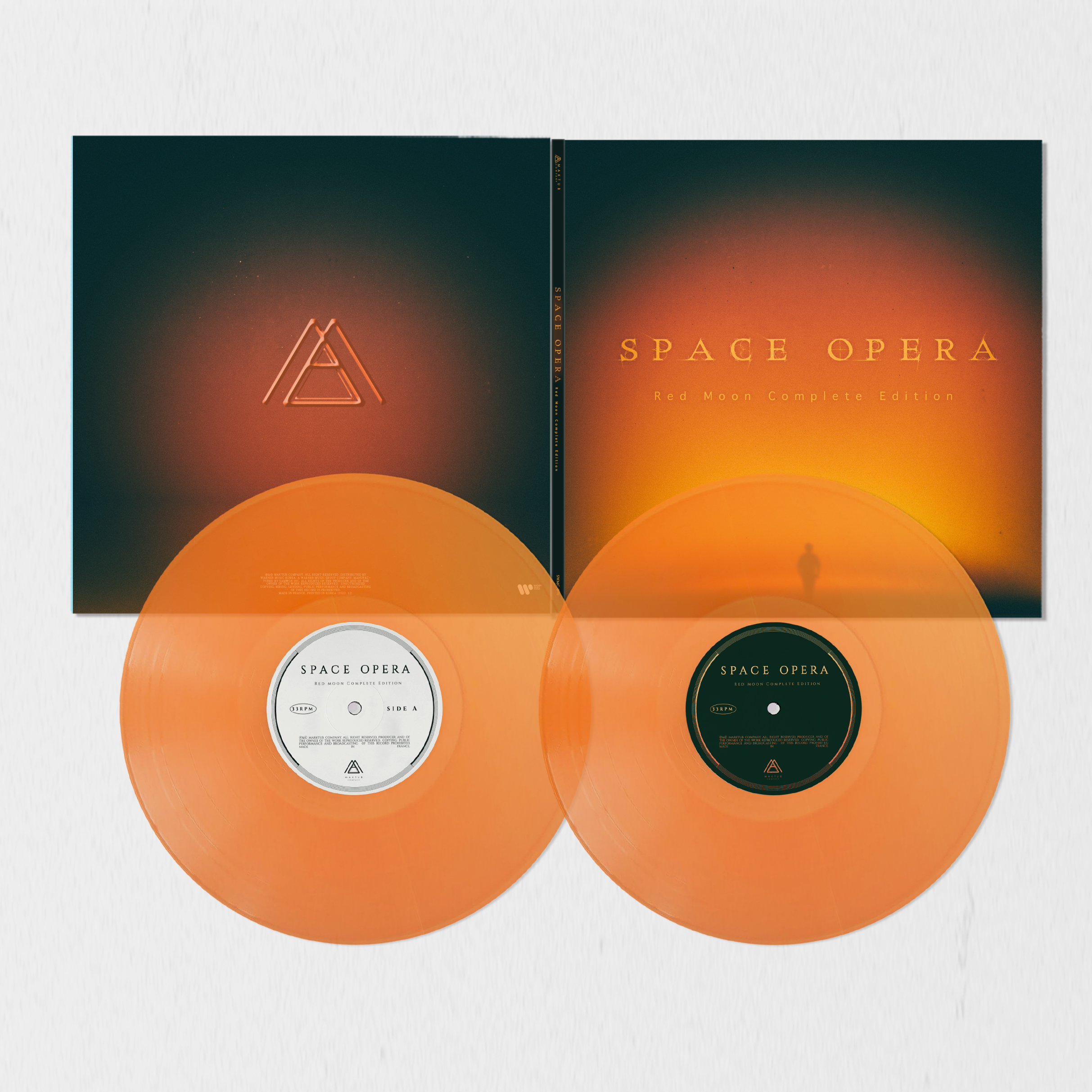 MAKTUB - SPACE OPERA (Red Moon Complete Edition) (2LP Limited Edition) [Orange color LP]