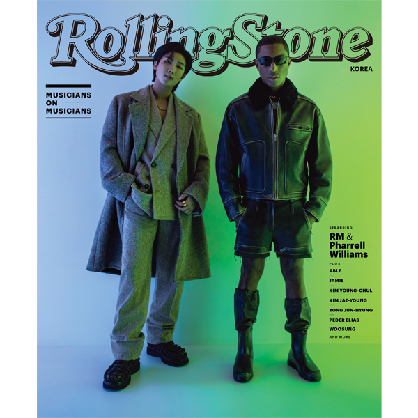 [全款] Rolling Stone Korea 9th Issue [RM & Pharrell Williams: Two guys who’ve changed the sound of pop sit down for an incredibly honest conversation] (Cover : RM & Pharrell Williams)_百度金南俊吧