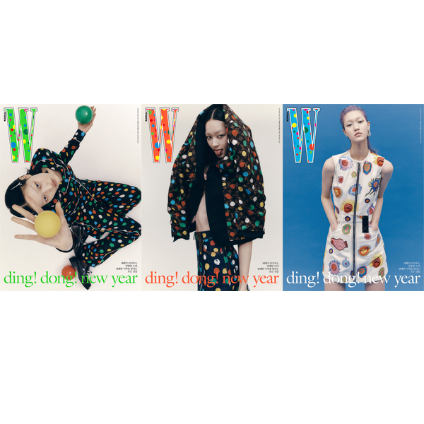 [韓国雑誌] W KOREA 2023.01 (Content : Hwang Heechan 16p, Moon Sang Min 6p, Han So Hee 6p) *Cover 3種の中ランダム1種