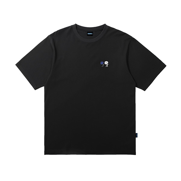 (ONG SEONG WU Gift Photo Card) Circle Heliotrope T-Shirt [BK]