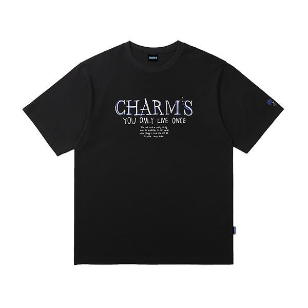 (ONG SEONG WU Gift Photo Card) Handwritten Logo T-Shirt [BK]