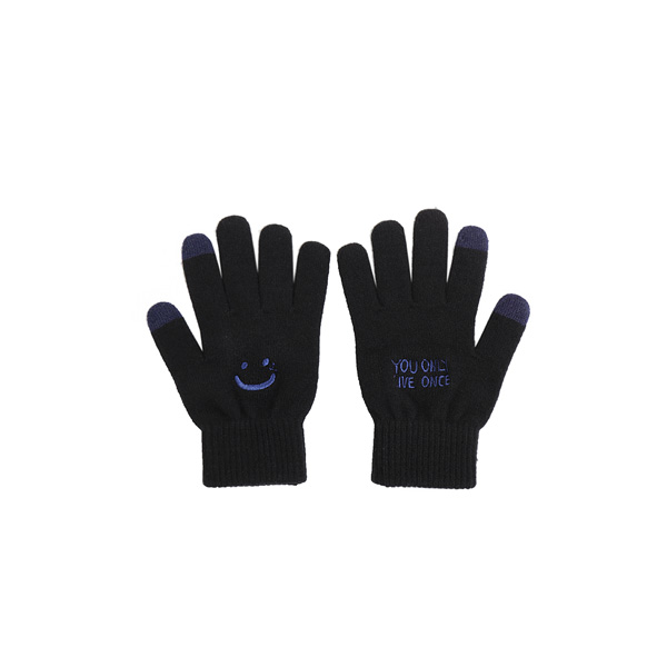[全款] [CHARM'SxONG SEONG WU] (Gift Photo Card) Handwritten Finger Touch Glove [BK][Free]_邕圣祐吧官博_中文首站