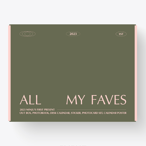 [全款 无特典][写真集] KIM MIN JU - 2023 MINJU'S FIRST PRESENT [ALL MY FAVES]_金珉周吧-MinJuBar