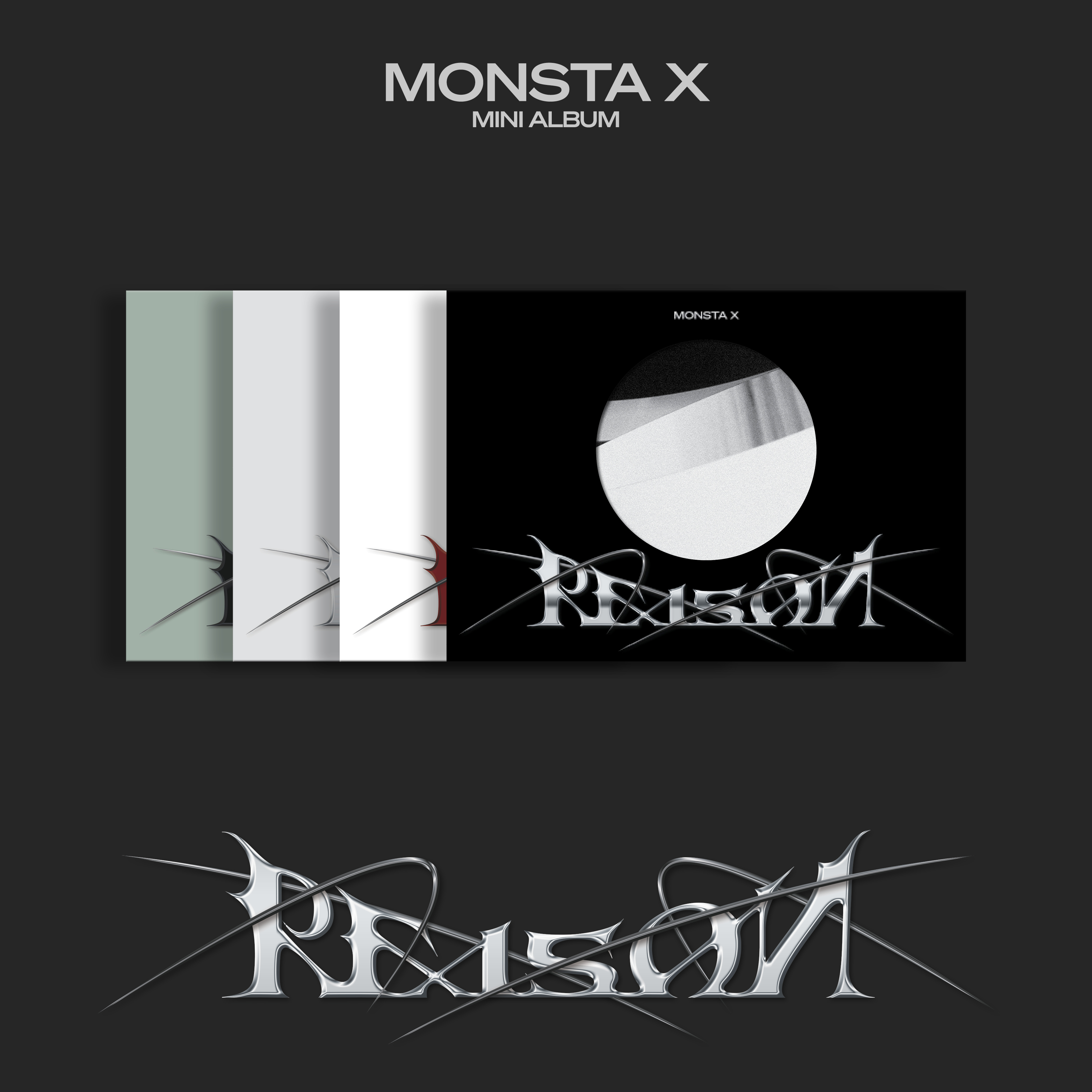 [全款 裸专 第二批(截止至1.15 早7点)]MONSTA X - 迷你12辑 [REASON] (随机版本)_Trespass_MonstaX资讯博