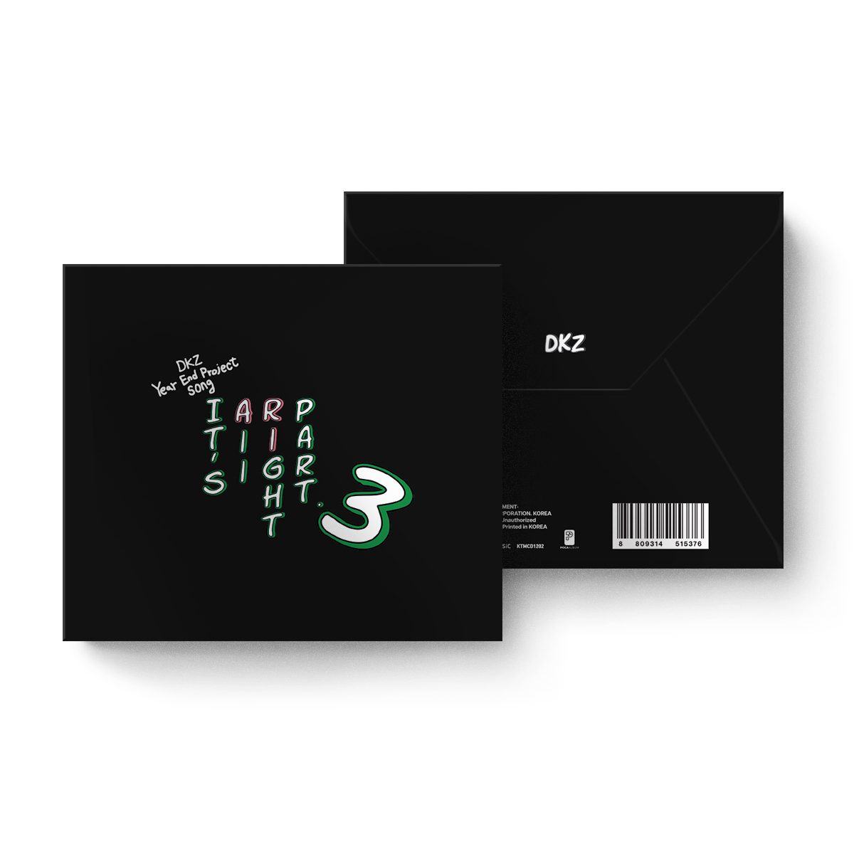 [全款 裸专] DKZ - [Year End Project Song ‘It’s All Right Part.3’]_DKZ：全珉奎_馒头日记簿