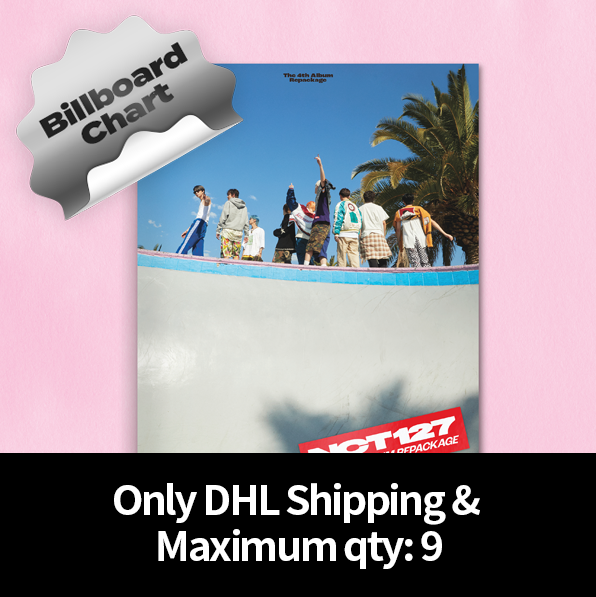 [Counting towards Billboard chart] NCT 127 - The 4th Album Repackage [Ay-Yo] (A Ver.) (DHL Shipping Only & Maximum qty: 9)