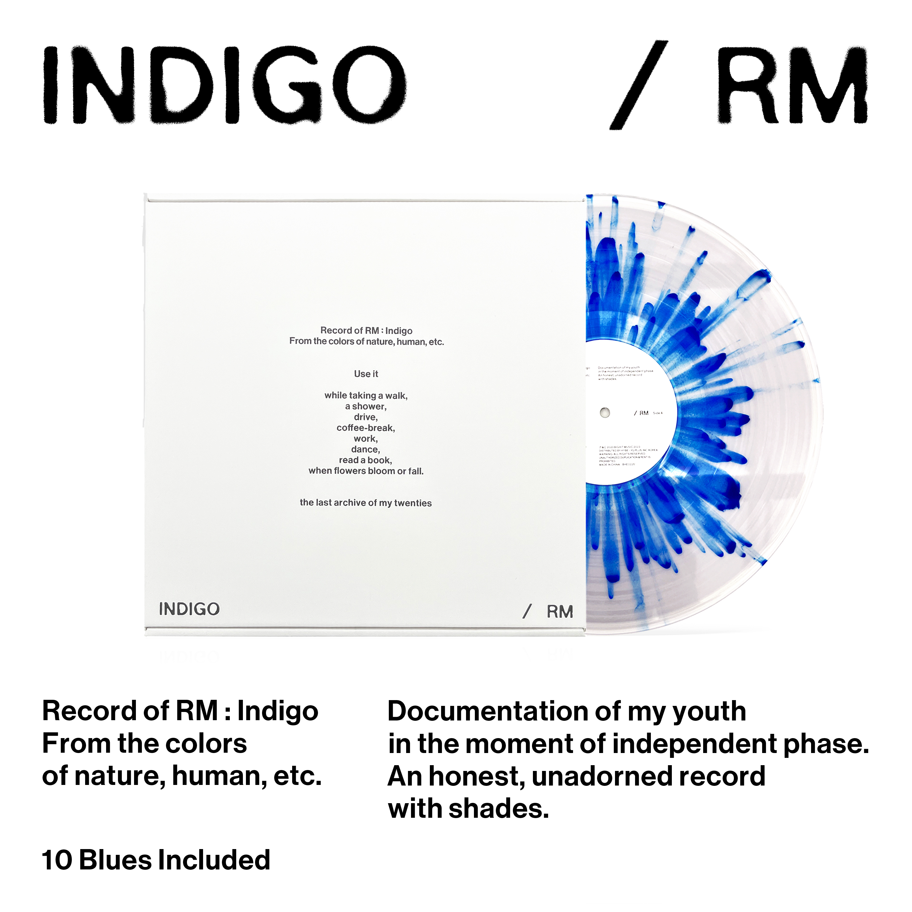 [RM UNION] RM (BTS) - [Indigo] (LP)