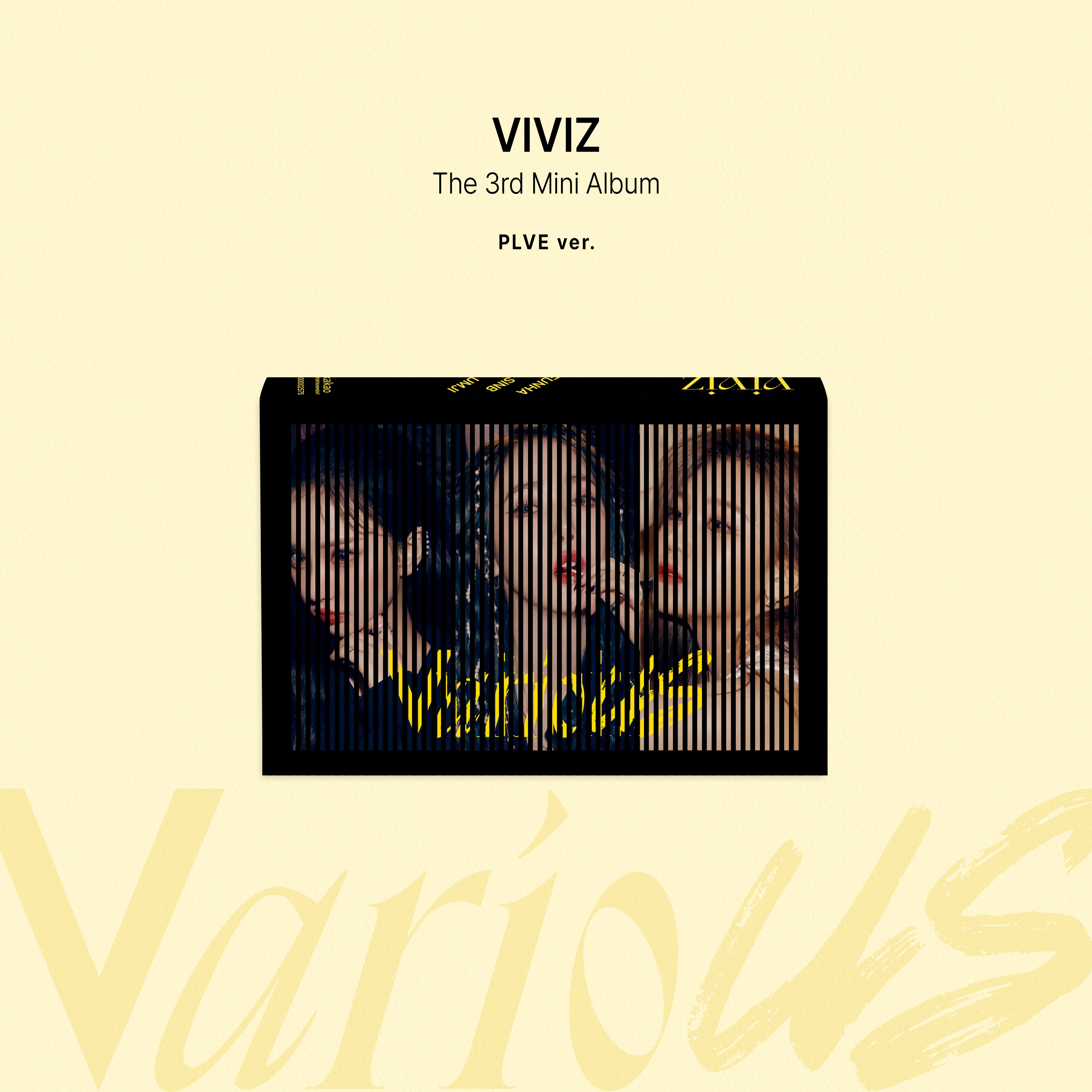 [全款 第二批（截止至2.6早7点） 裸专] VIVIZ - 3rd Mini Album [VarioUS] (PLVE ver.)_金艺源中文应援站