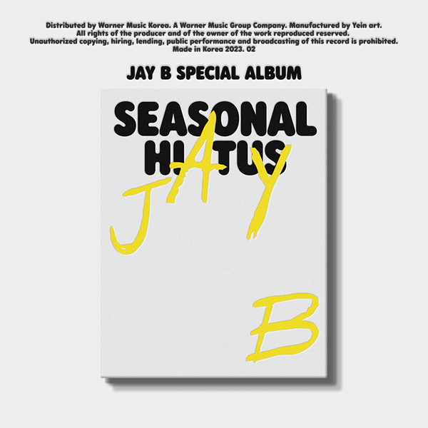 [全款] [Ktown4u Special Gift] JAY B - Special Album: Seasonal Hiatus _美珠GOT7.TW團