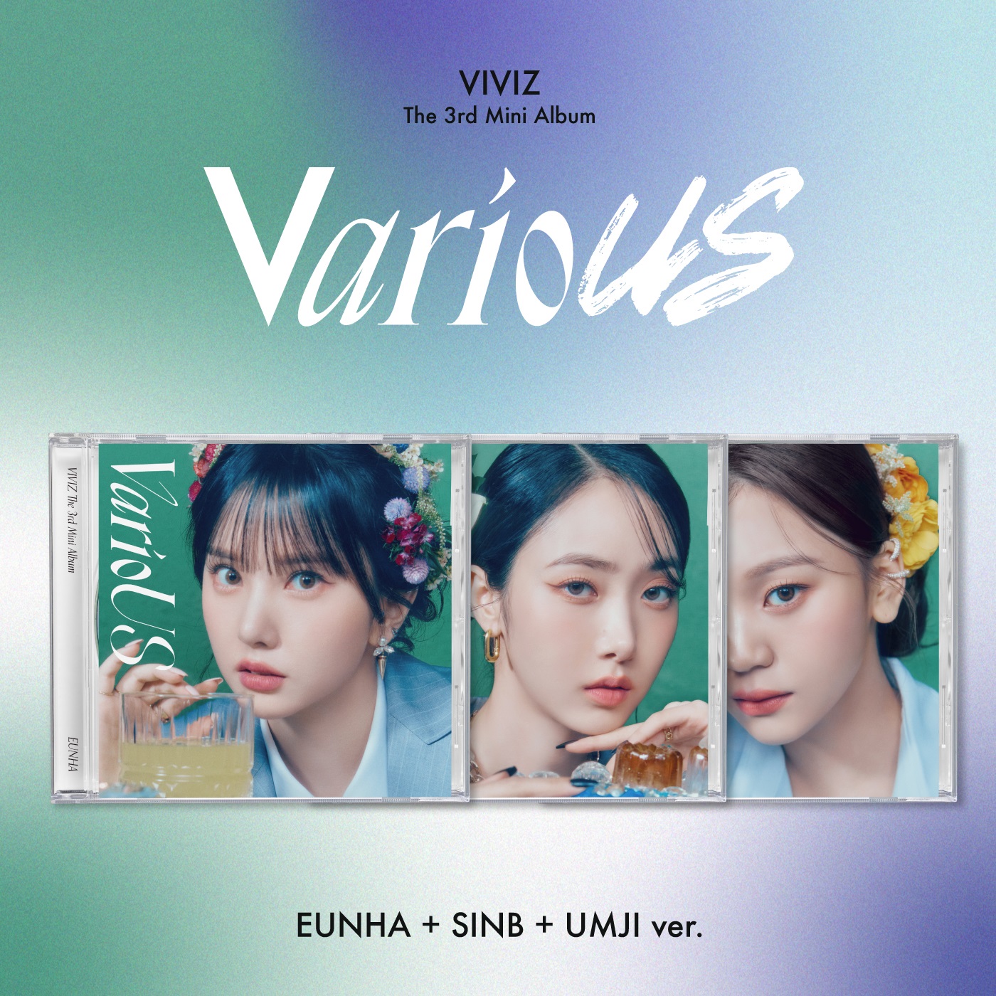 [3CD SET] VIVIZ - 3rd Mini Album [VarioUS] (Jewel Case) (EUNHA ver. + SINB ver. + UMJI ver.)