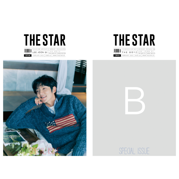 THE STAR 2023.02 B Type (Front Cover : Lee Joon-gi / Back Cover : THE BOYZ / Content : Lee Joon-gi 8p, THE BOYZ 30p, Kim Sung Kyu 10p, Sung Hae Eun 8p)