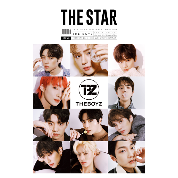 THE STAR 2023.02 B Type (Front Cover : Lee Joon-gi / Back Cover : THE BOYZ / Content : Lee Joon-gi 8p, THE BOYZ 30p, Kim Sung Kyu 10p, Sung Hae Eun 8p)