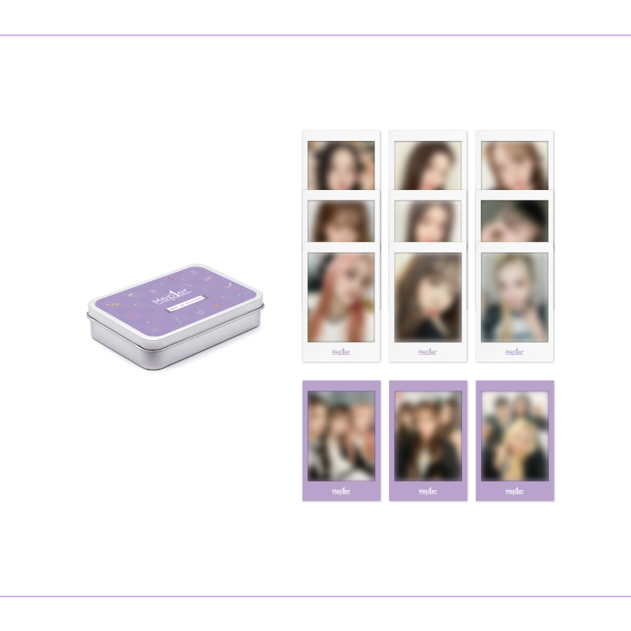 Kep1er ヒポラロイド チェキ ktown4u.com : Kep1er - POLAROID TIN CASE SET [Debut 1st