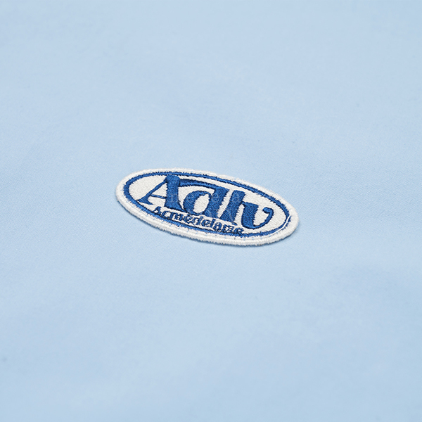(LISA Gift) ADLV Circle Wappen Crop Shirt [Sky Blue][1]