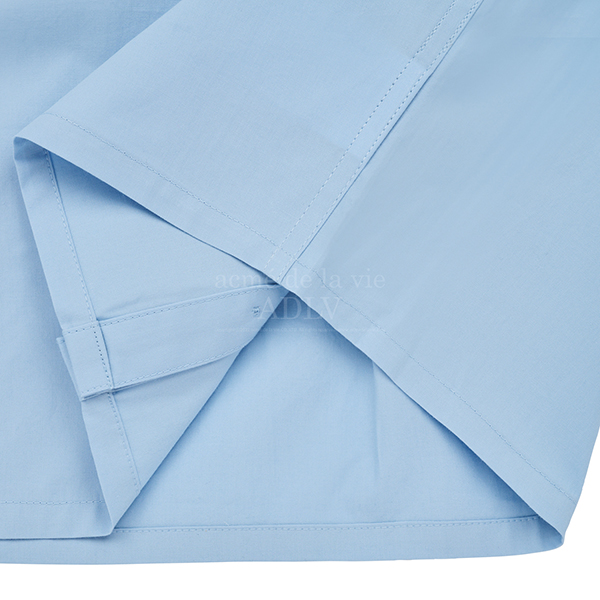 (LISA Gift) ADLV Circle Wappen Crop Shirt [Sky Blue][1]