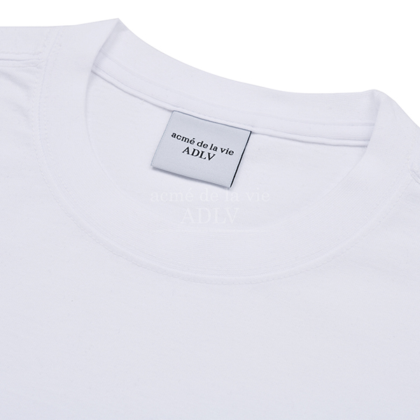 ADLV Circle Wappen Crop Short Sleeve T-Shirt [White][1]