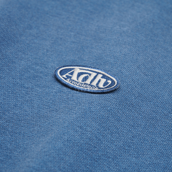(LISA Gift) ADLV Circle Wappen Crop Sweat Shirt [Navy][1]