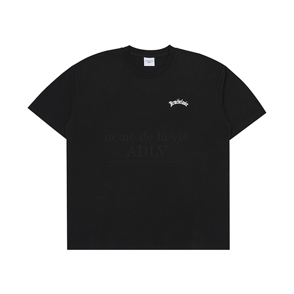 [ADLV] (LISA Gift) Gold Chain Bear Doll Short Sleeve T-Shirt [Black][1]