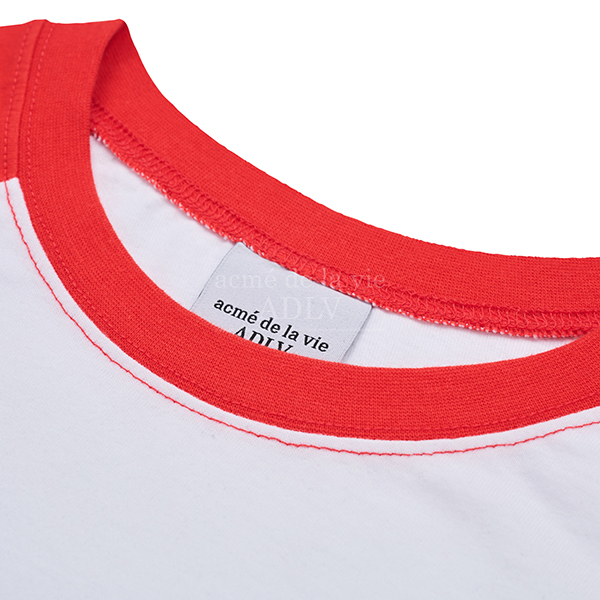 (LISA Gift) Twinkle Script Logo Crop Short Sleeve T-Shirt [Red][1]