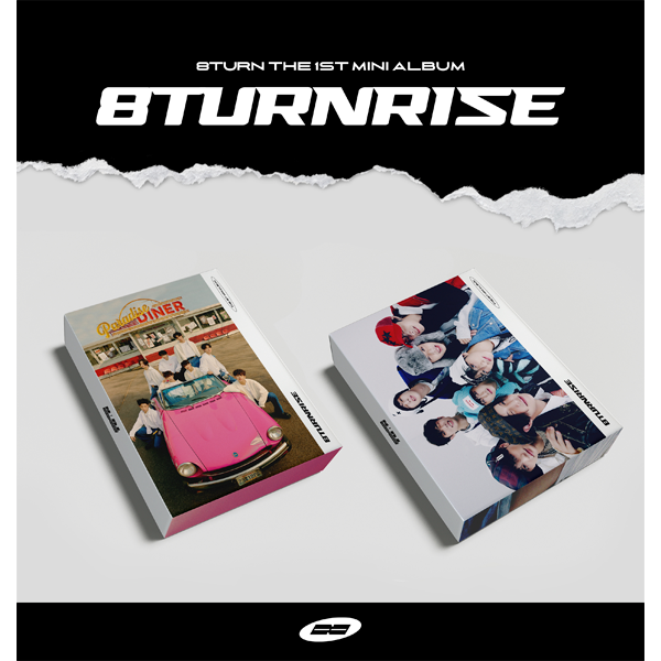 [全款 裸专] [2CD 套装] 8TURN - 迷你1辑 [8TURNRISE] (TURN Ver. + RISE Ver.)_8TURN散粉联盟